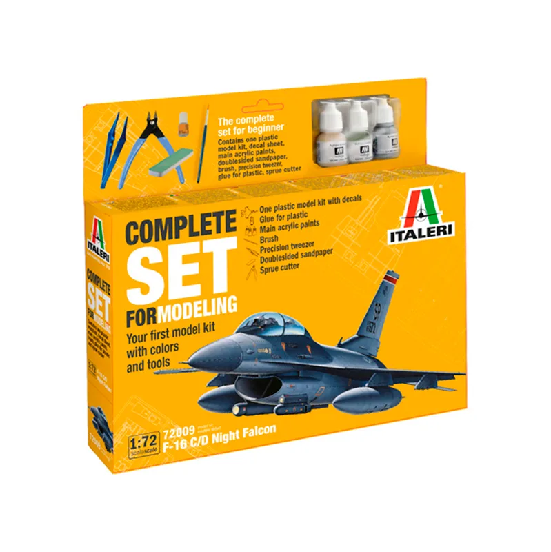 Immagine del prodotto 2: Italeri Set di modellismo Aereo F-16 C/D Night Falcon 1:72