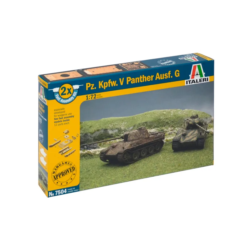 Italeri Tanques (Fácil) Pz. Kpfw. V Panther Ausf. G 1:72