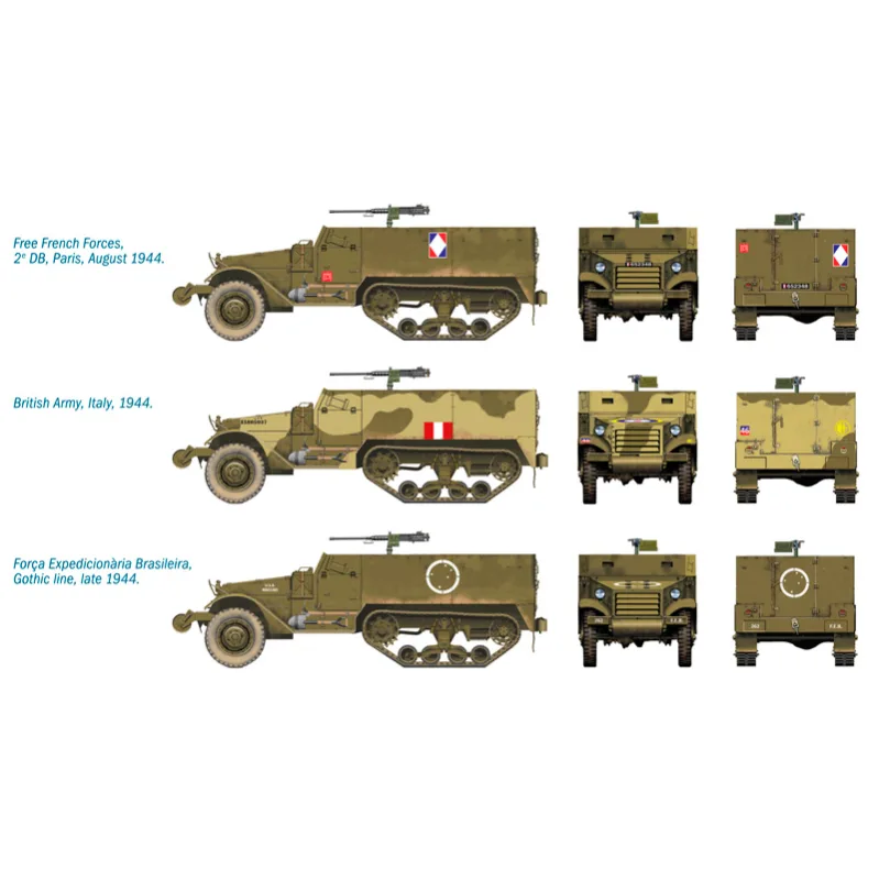 Product image 3: Italeri Military Vehicles (Easy) M3 Half Track 1:72