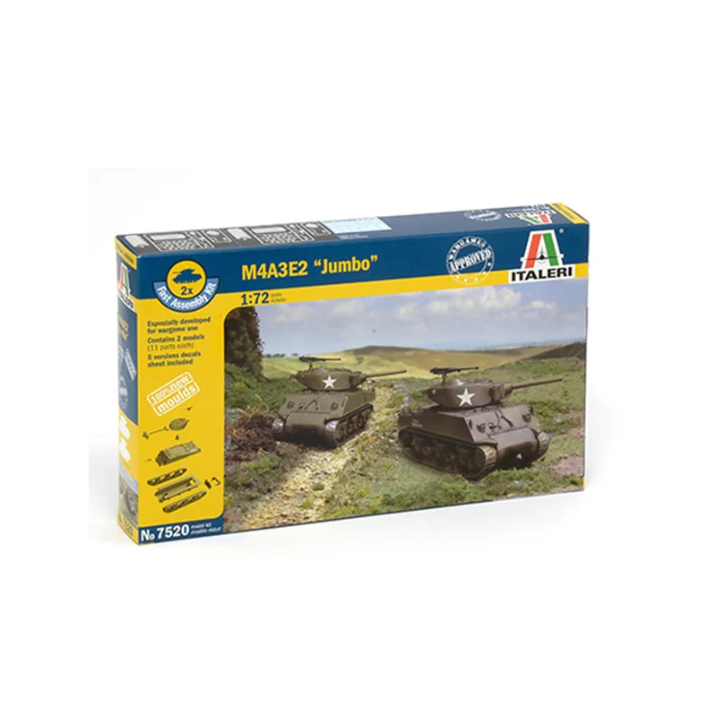 Imagen del producto 2: Italeri Tanques (Fácil) M4A3E2 Jumbo 1:72