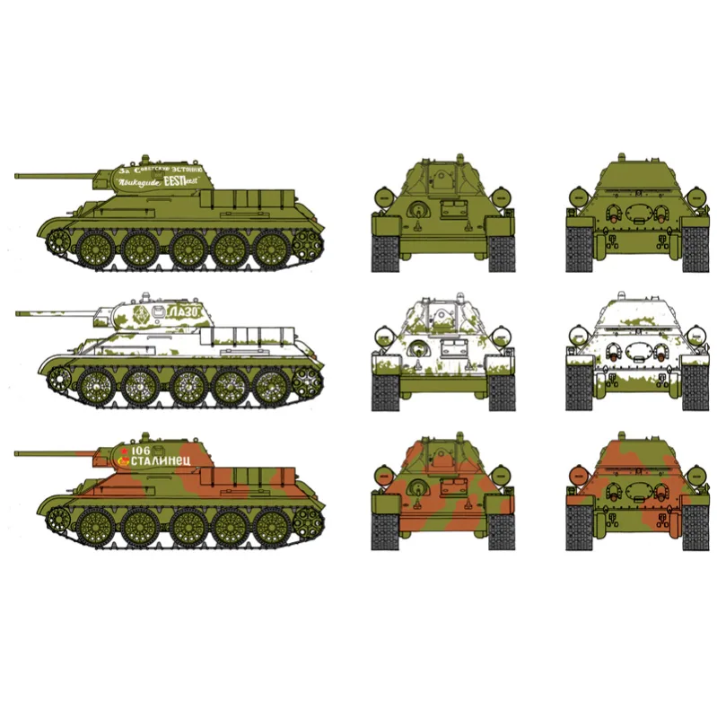 Image du produit 3: Italeri Chars (Facile) T-34/76 m42 1:72