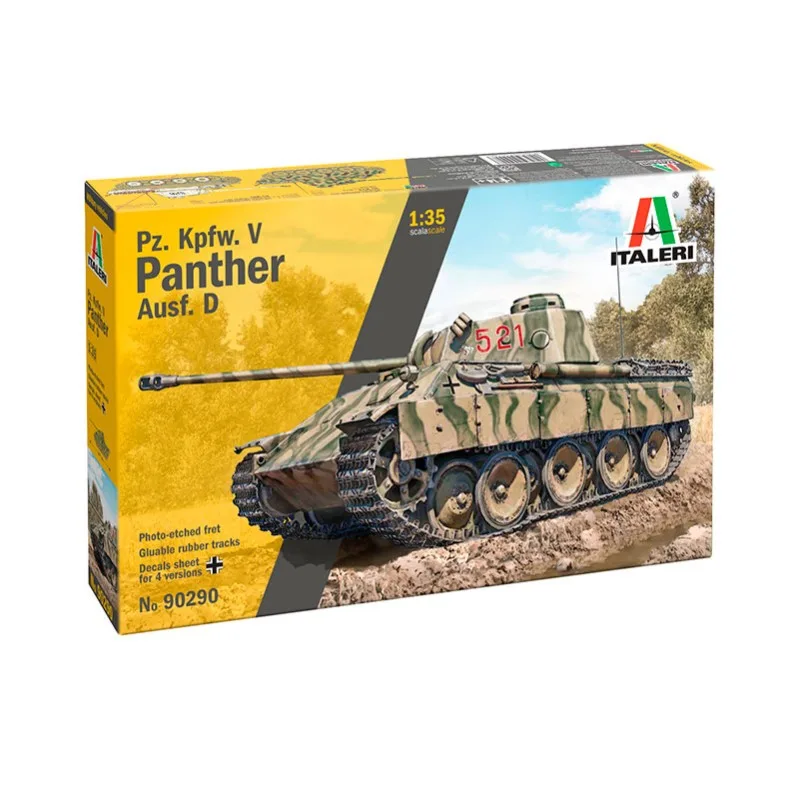 Immagine del prodotto 2: Italeri Carro armato Pz. Kpfw. V Panther Ausf. D 1:35