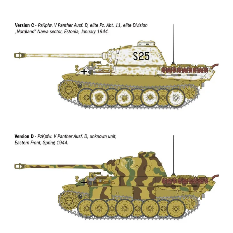 Immagine del prodotto 3: Italeri Carro armato Pz. Kpfw. V Panther Ausf. D 1:35