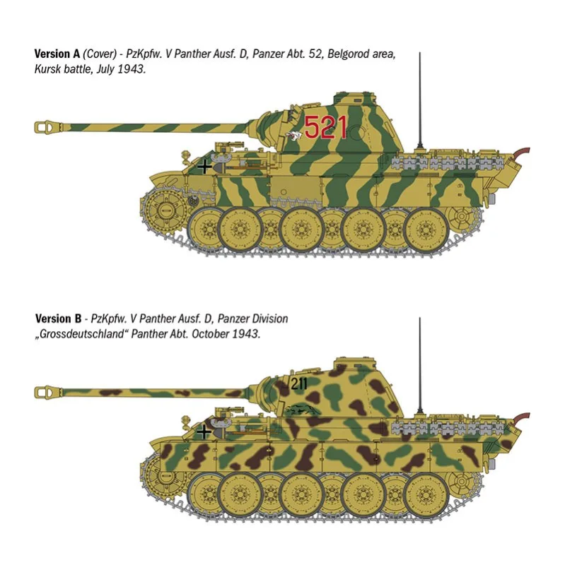 Immagine del prodotto 4: Italeri Carro armato Pz. Kpfw. V Panther Ausf. D 1:35