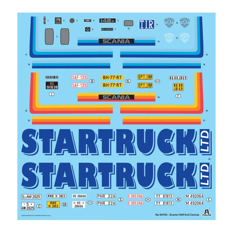 Product image 4: Italeri Scania 142H 6x2 Canvas Truck 1:24