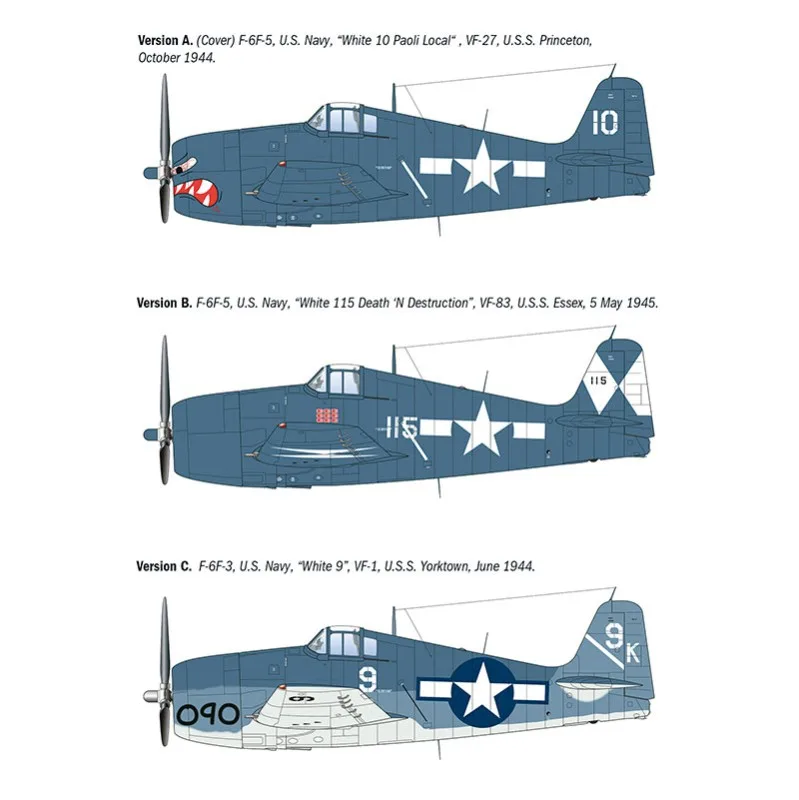 Immagine del prodotto 4: Italeri Aereo F6F-3/5 Hellcat 1:72