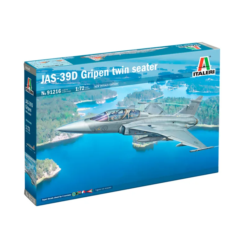 Product image 2: Italeri JAS-39 Twin Seater Aircraft 1/72