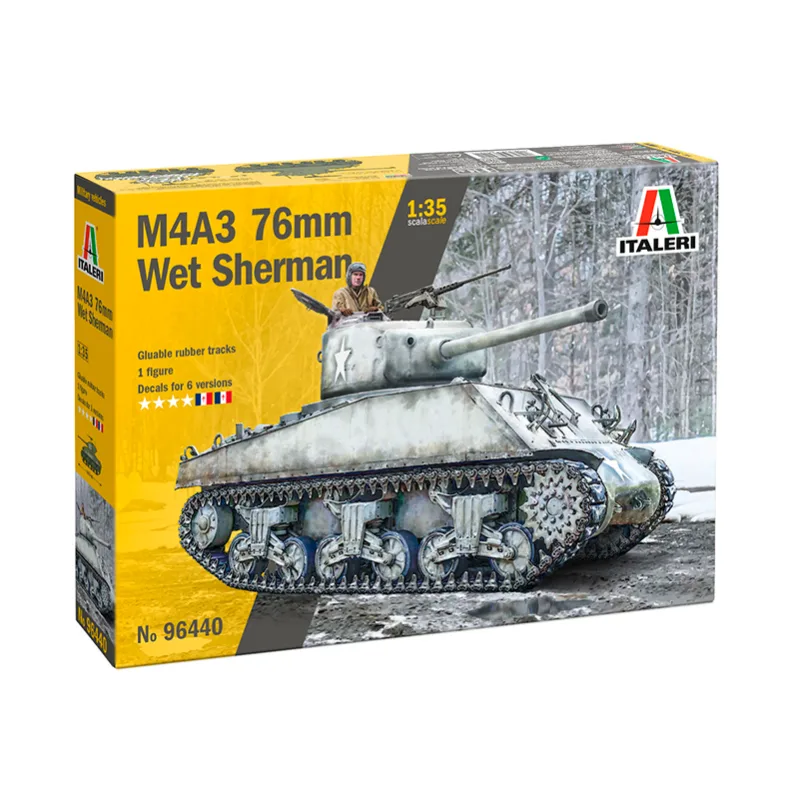 Product image 2: Italeri Sherman M4A3 Wet Tank 1:35