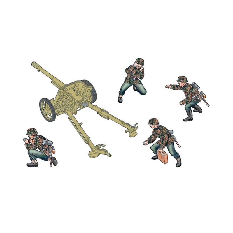 Immagine del prodotto 2: Italeri Cannone + Figure Pak 97/38 AT Gun with crew 1/35