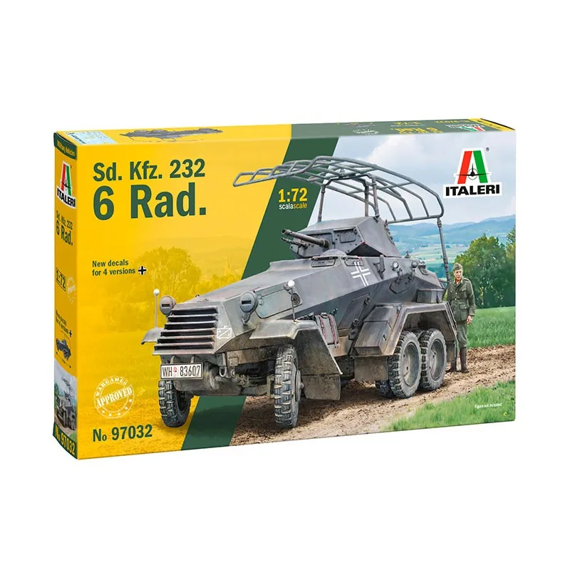 Italeri Vehículo Militar Sd.Kfz. 232 6 Rad. 1:72