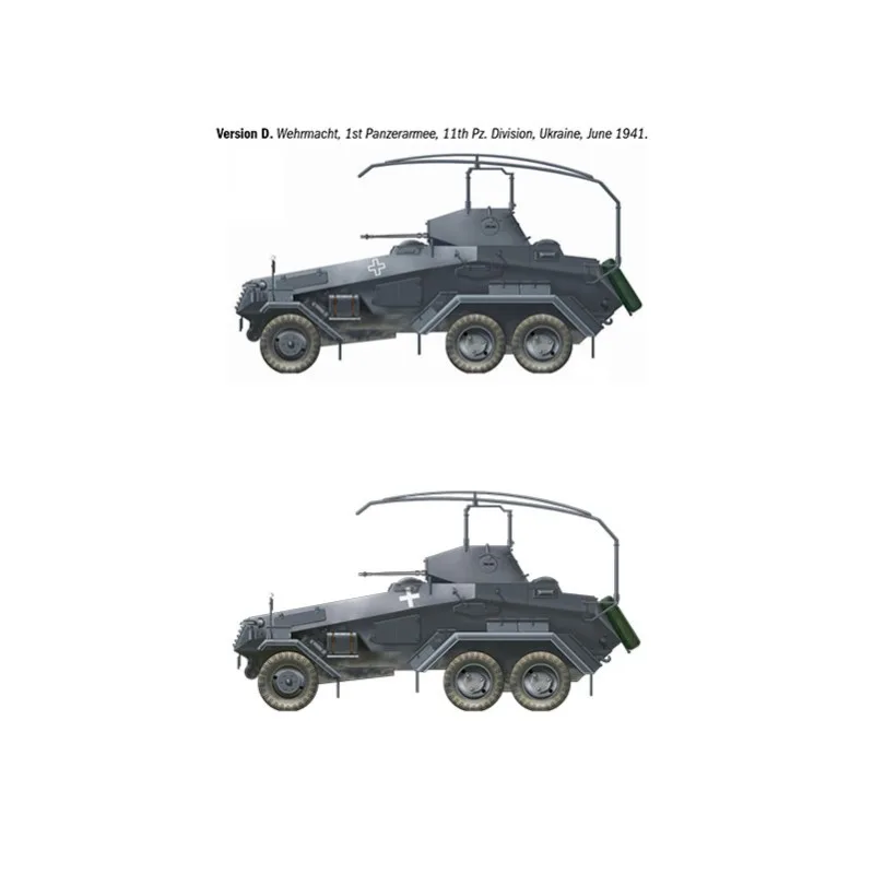 Immagine del prodotto 3: Italeri Veicolo militare Sd.Kfz. 232 6 Rad. 1:72