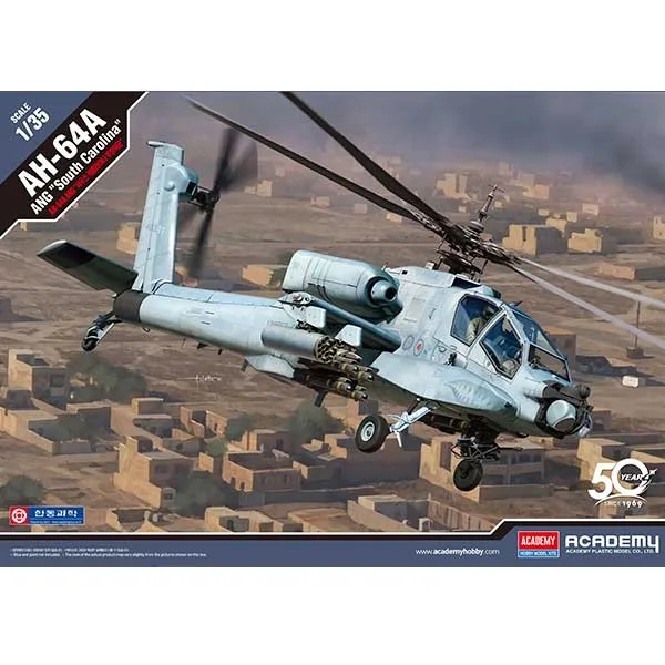 Academy AH-64A Helicopter ANG South Carolina 1/35