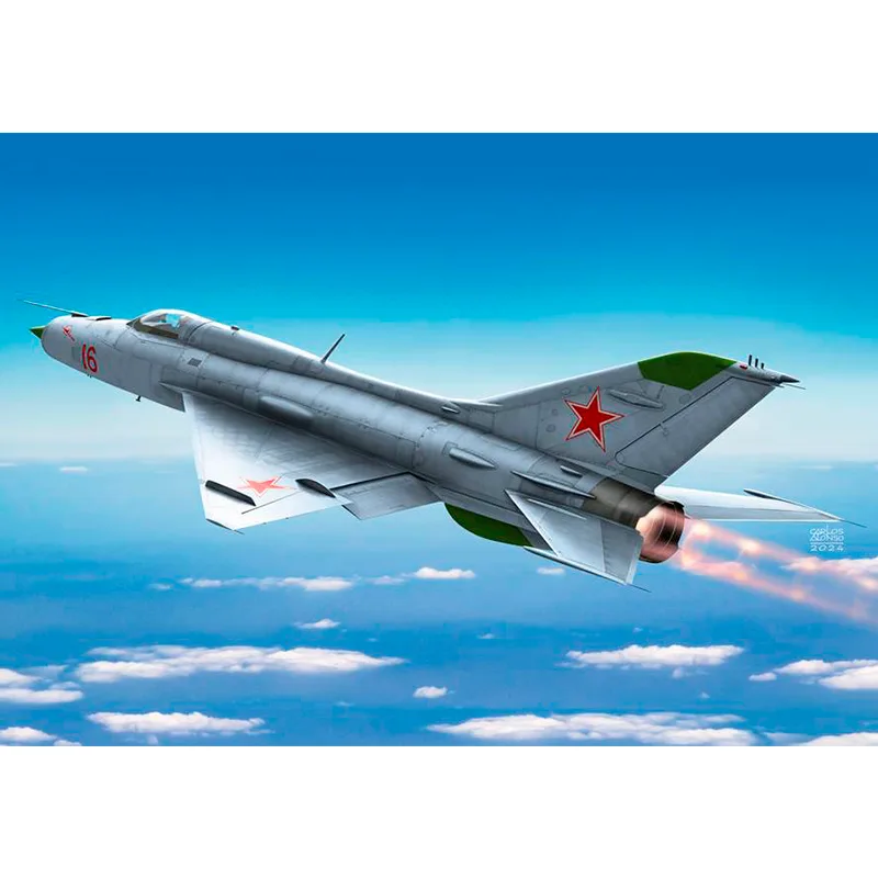 Academy Avión Russian Air Force MiG-21PF Fishbed-D 1/48