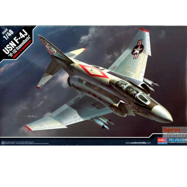 Academy Avión USN F-4J VF-102 Diamondbacks 1/48