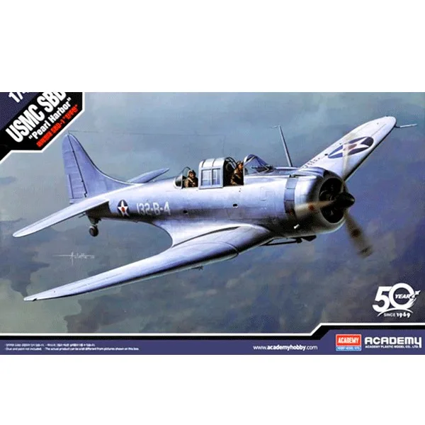 Academy Avión USMC SBD-1 Pearl Harbor  1/48