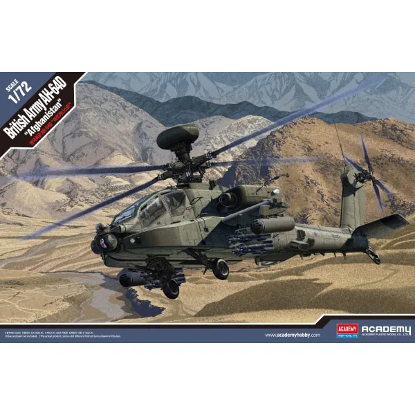 Academy Helicóp. British AH-64D Afghanistan 1/72