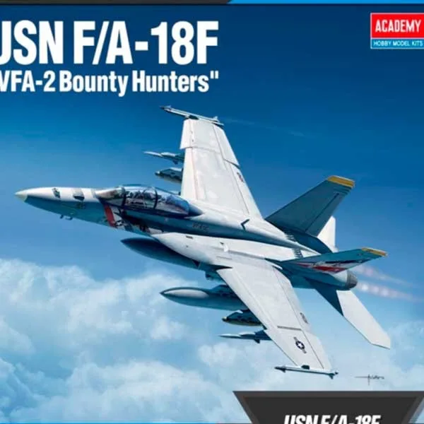 Academy USN F/A-18F VFA-2 Bounty Hunters Aircraft 1/72