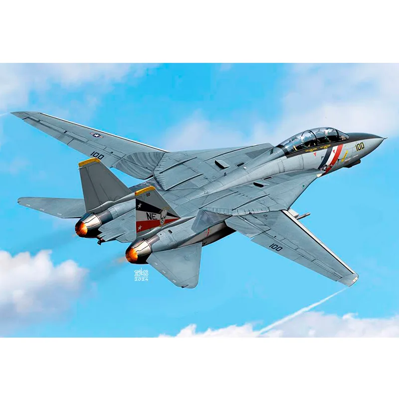 Academy Avión USN F-14D “VF-2 Bounty Hunters” 1/72