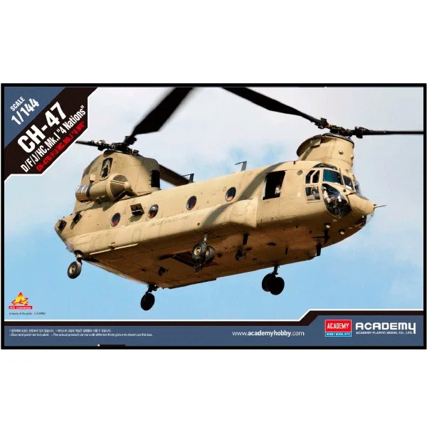 Academy Avión CH-47D/F/J/HC.Mk.1 4 Nations 1/144