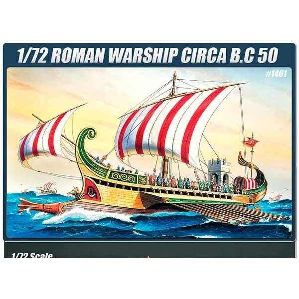 Academy Nave Roman Warship Circa B.C 50 1/72