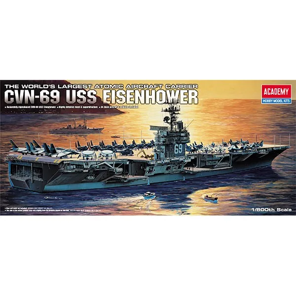 Academy Buque USS CVN-69 Eisenhower 1/800