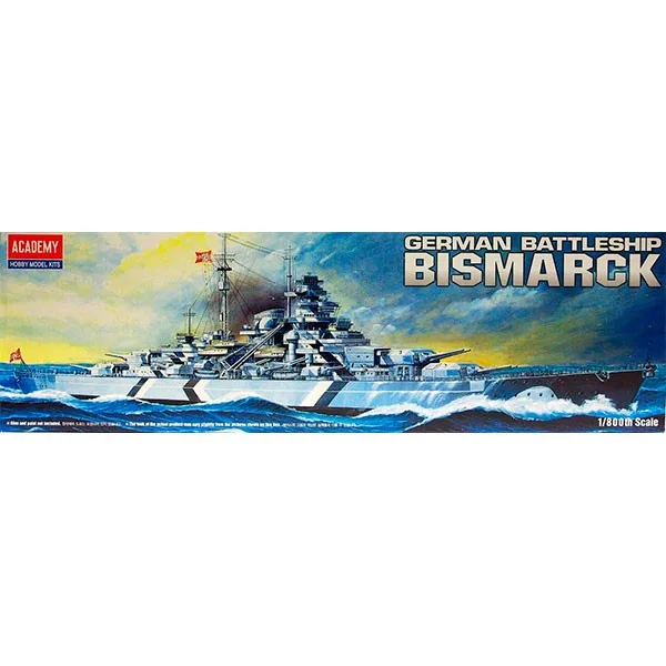 Academy Warship Bismarck 1/800