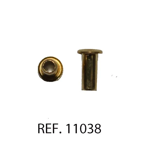 *Disarm Remache Pequeño Latonado 2x5mm 25