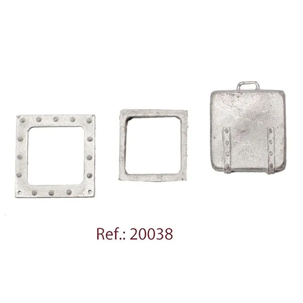 *Disar. Escotilla Cubierta Metal 15mm 1ud