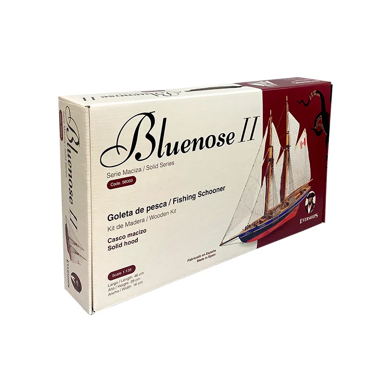 Product image 2: Everships Solid Series Boat Bluenose II 1:135