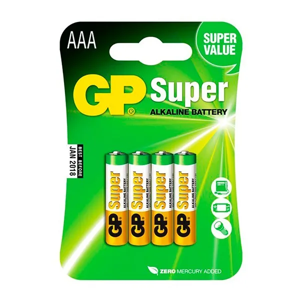 Pila Alcalina AAA LR03 4uds
