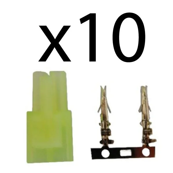 10uds Conector Mini Tamiya Macho