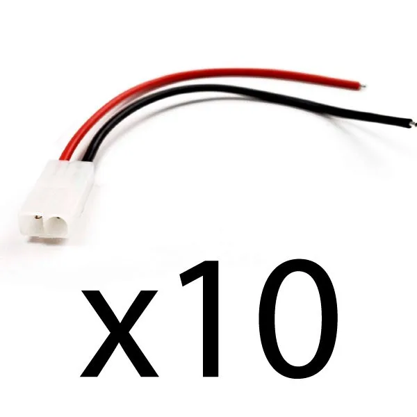10uds Conector Tamiya Hembra con cable