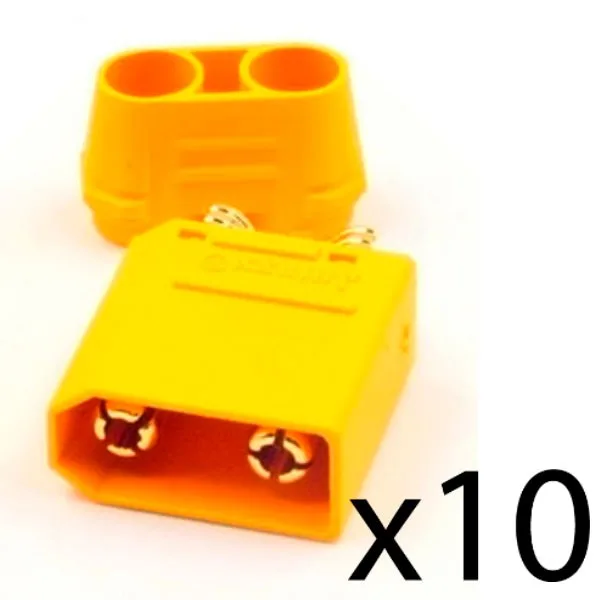 10uds Conector XT90 Macho
