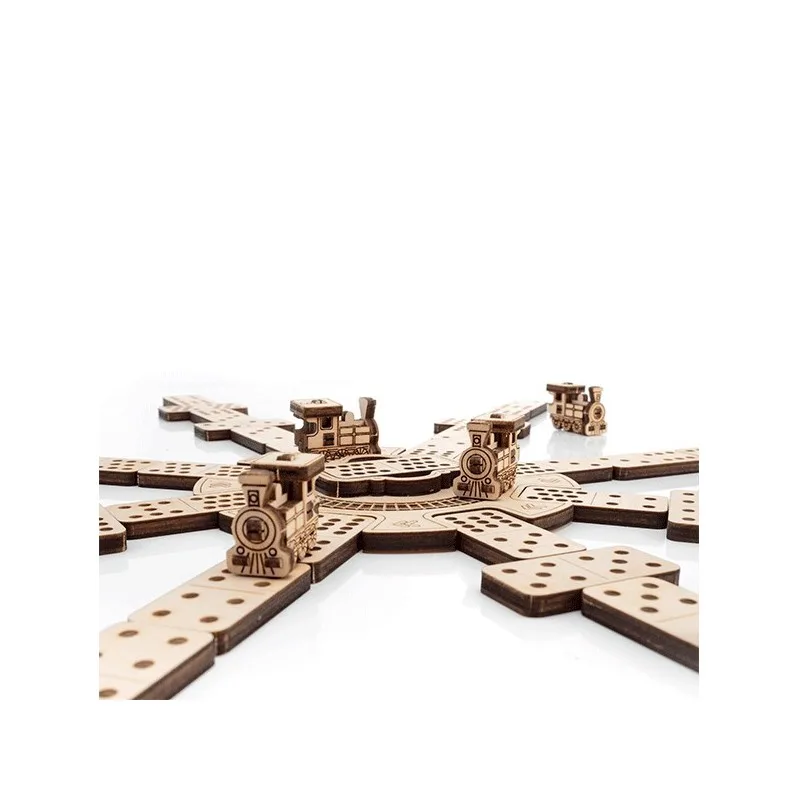 Product image 2: EWA Mexican Train Domino Game 232 pieces