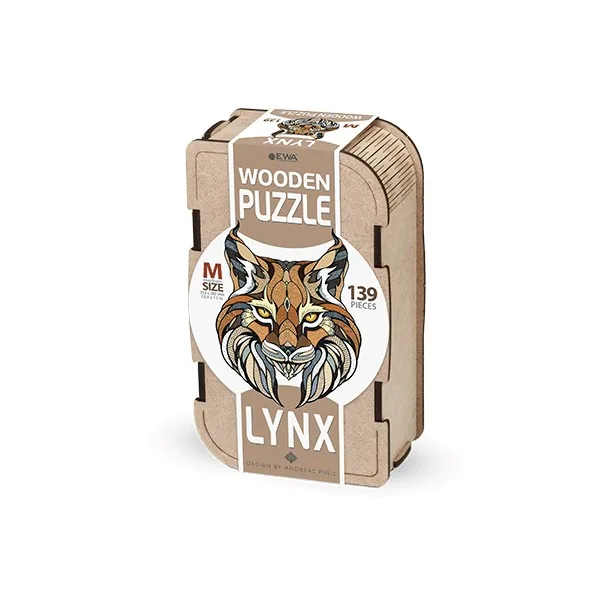 EWA Puzzle Lince (M) 139 piezas caja de madera