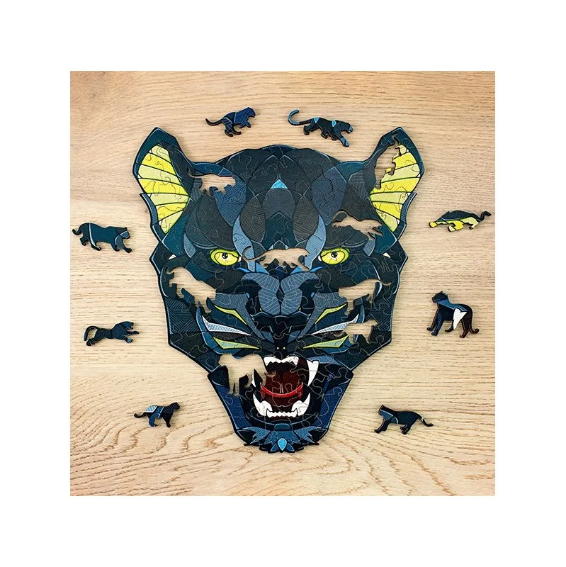 Product image 2: EWA Panther Puzzle (M) 102 pieces wooden box