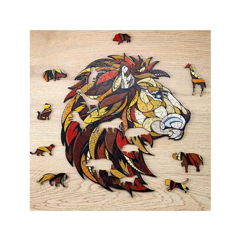 Immagine del prodotto 2: EWA Puzzle León (M) 100 pezzi scatola in legno
