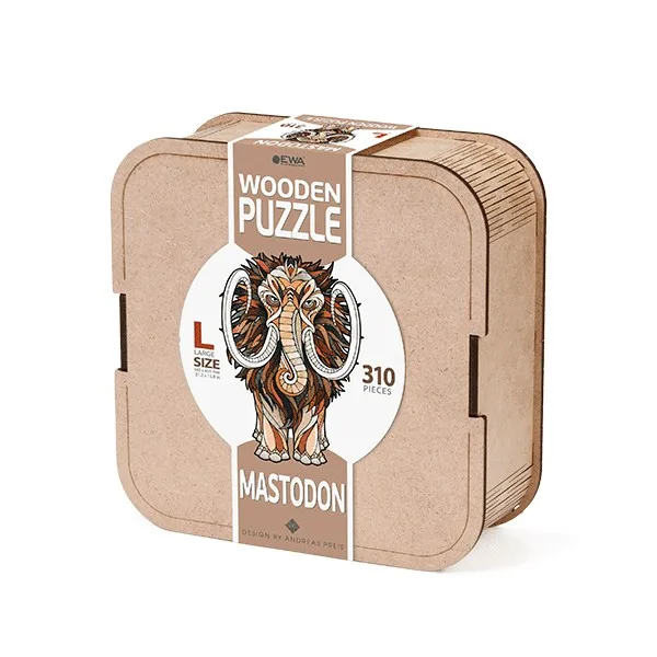 EWA Puzzle Mamut (L) 310 piezas caja de madera