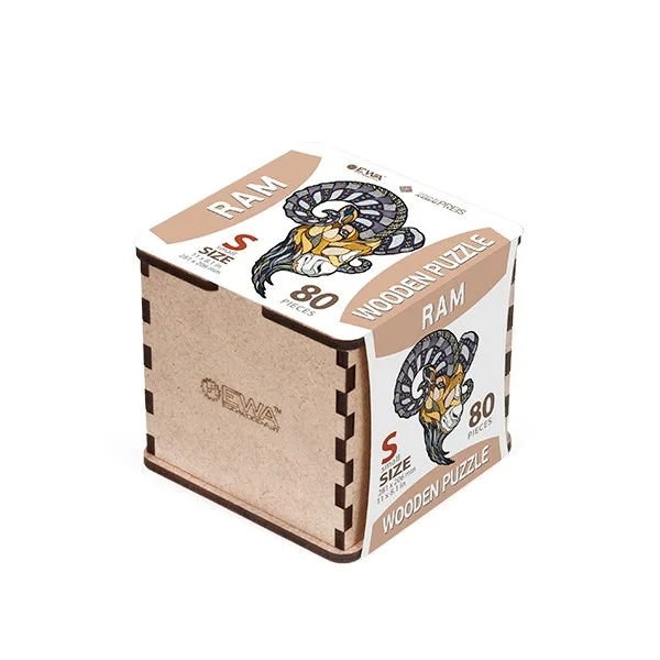 EWA Puzzle Cabra (S) 80 piezas caja de madera