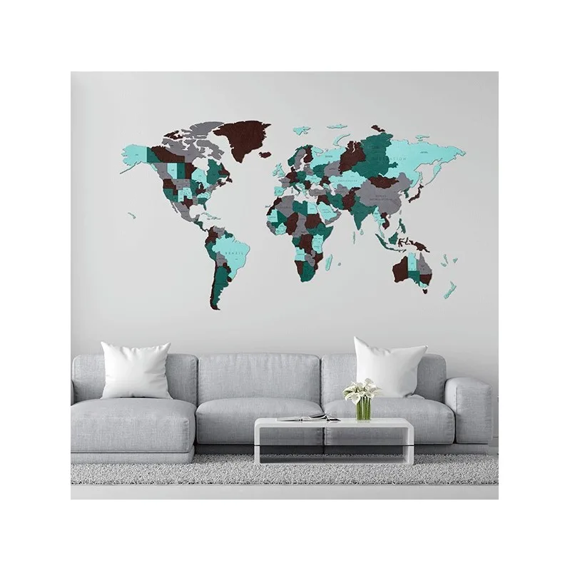Product image 3: EWA Emerald World Map (S) 114 pieces
