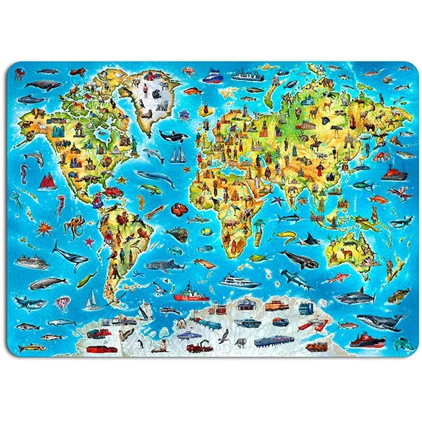 EWA Carte du Monde 501 pièces