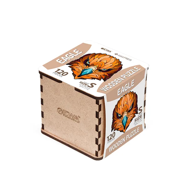 EWA Puzzle Águila (S) 120 piezas caja de madera