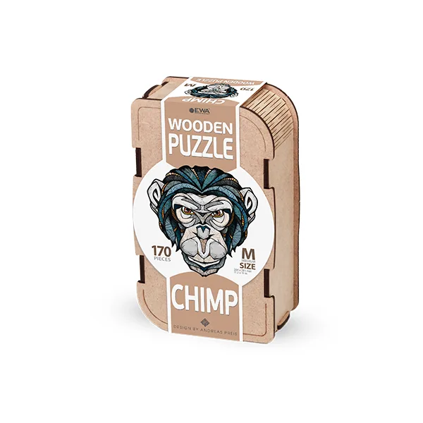 EWA Puzzle Chimpancé (M) 170 piezas caja de madera