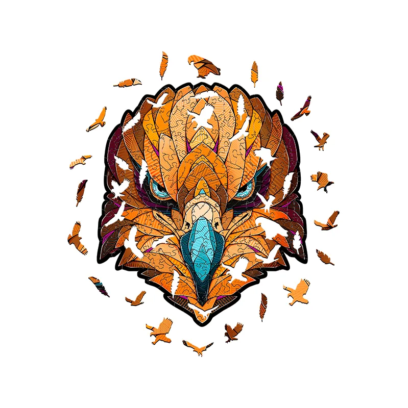 Product image 2: EWA Puzzle Eagle (M) 210 pieces wooden box