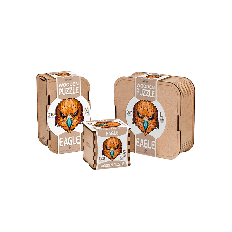 Product image 3: EWA Puzzle Eagle (M) 210 pieces wooden box