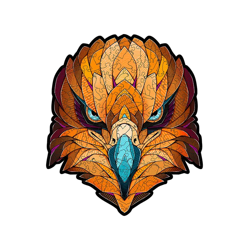 Product image 4: EWA Puzzle Eagle (M) 210 pieces wooden box