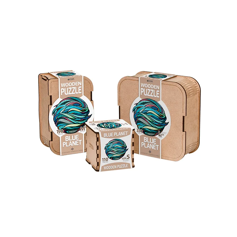 Immagine del prodotto 3: EWA Puzzle Pianeta Blu (M) 190 pezzi scatola in legno