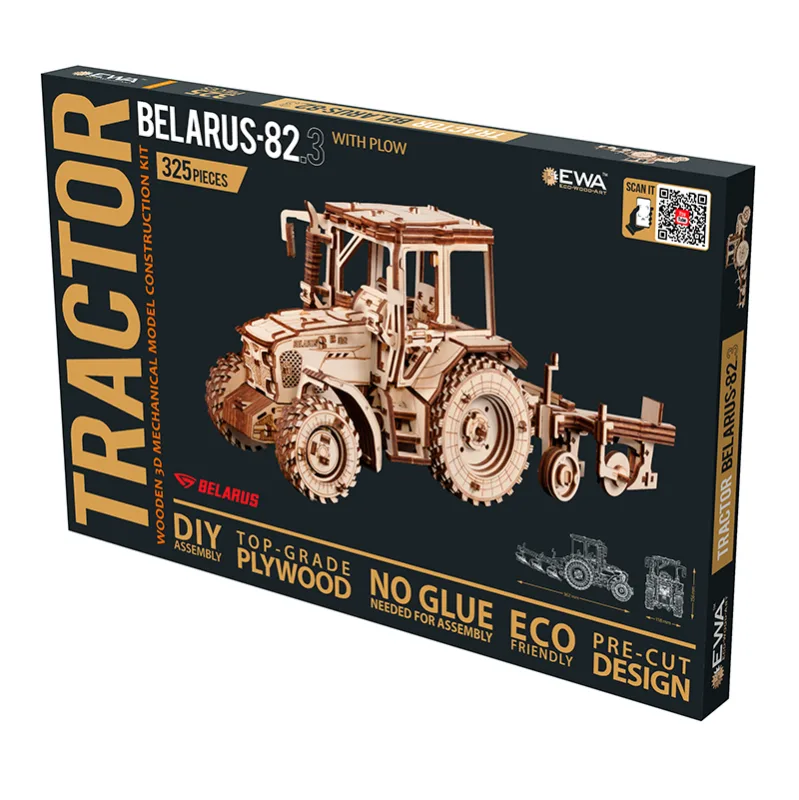 Image du produit 5: EWA Tracteur Belarus 82.3 avec charrue 325 pièces