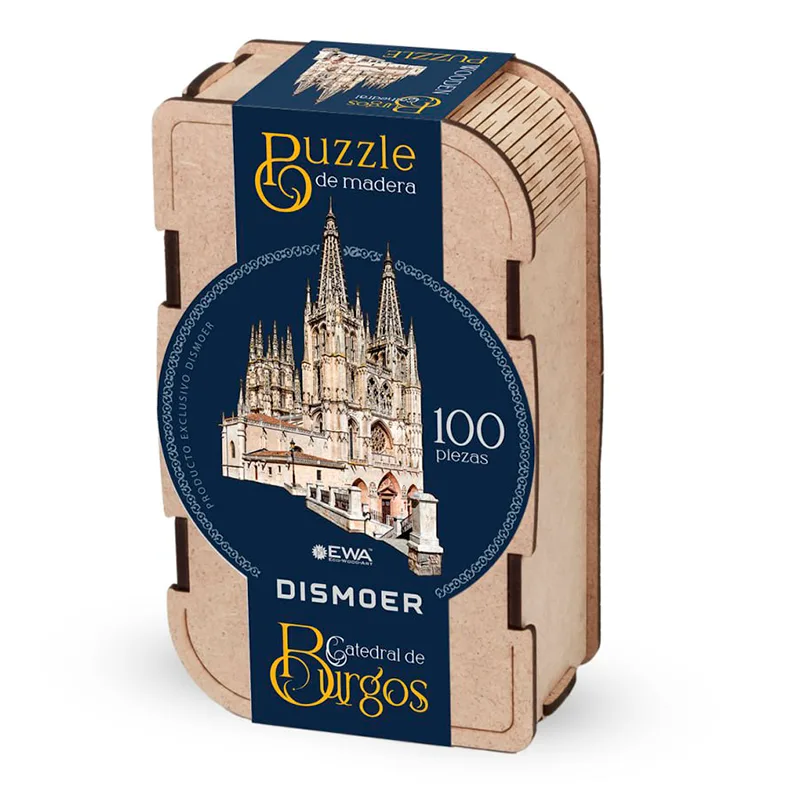 EWA Puzzle Catedral de Burgos 190 piezas caja de madera