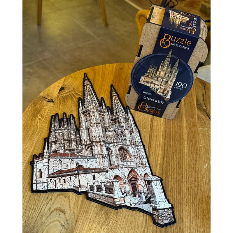 Imagen del producto 2: EWA Puzzle Catedral de Burgos 190 piezas caja de madera
